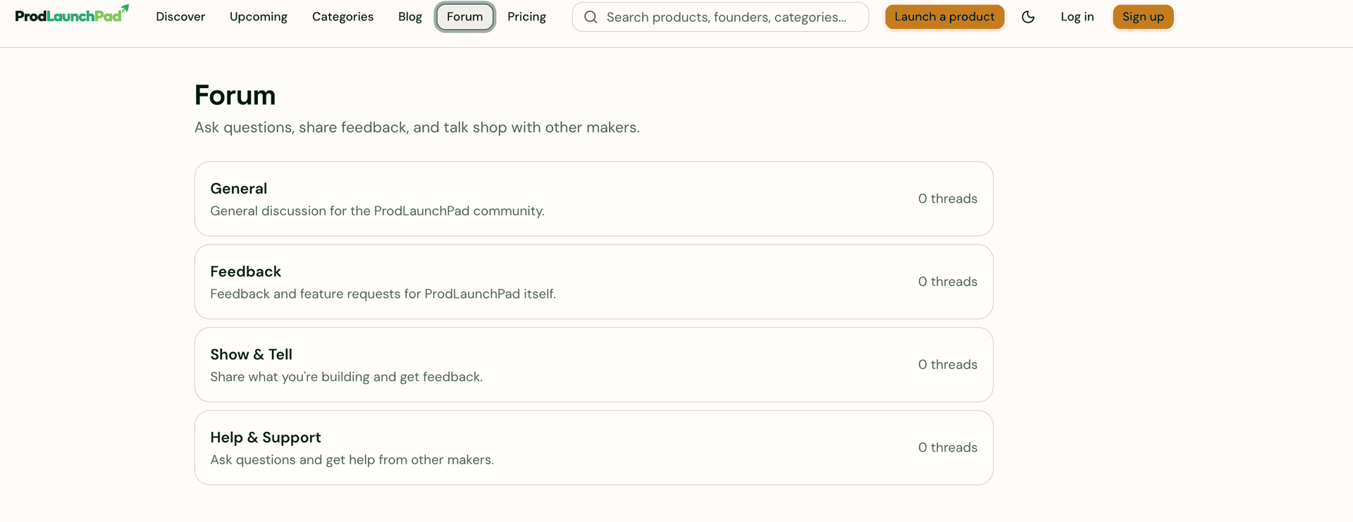 ProdLaunchPad screenshot 2