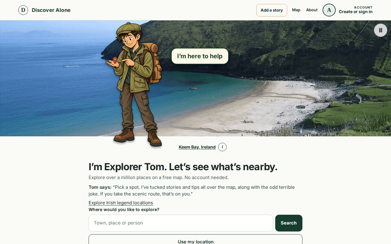 Discover Alone screenshot 1